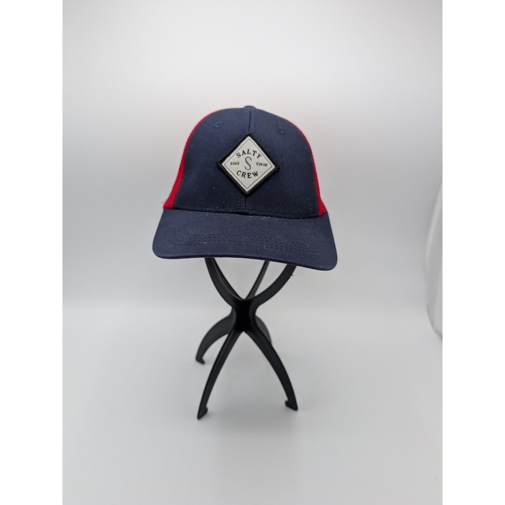 Salty Crew Sink Swim Baseball Cap Trucker Snapback Mesh Back Hat Blue Red